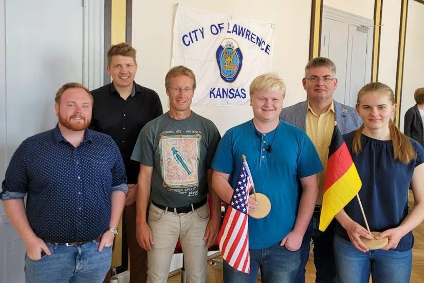 Amerikanische und Eutiner Schüler treffen aufeinander